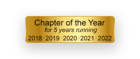 Chapter of the Year for 5 years running