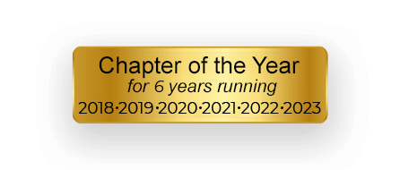 Chapter of the Year for 6 years running